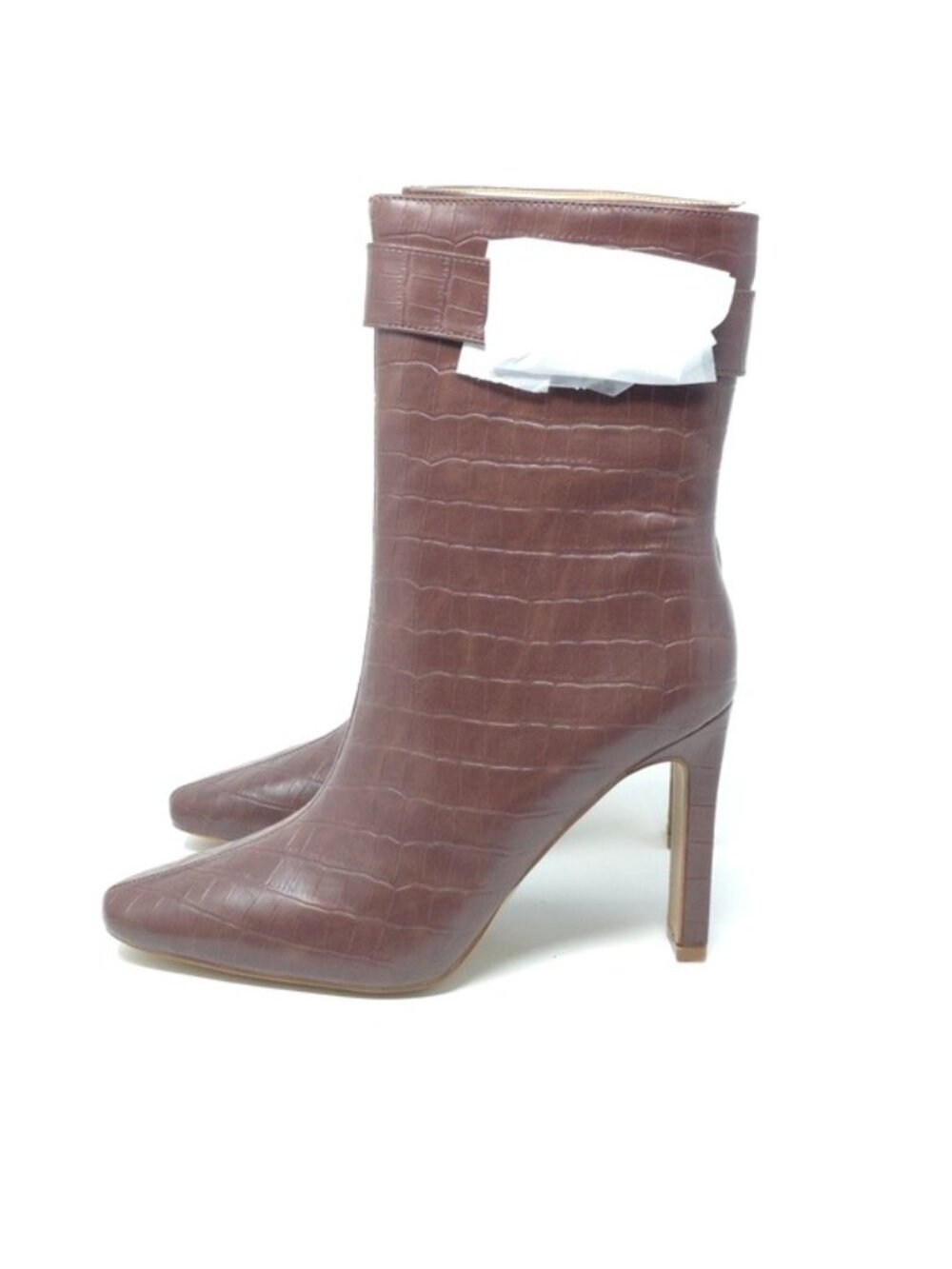 Journee Collection Elanie Brown Ankle Boots 7.5M - Picture 5 of 14
